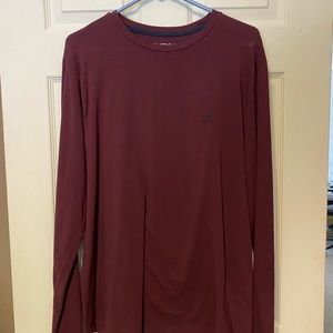 Red long sleeve T-shirt